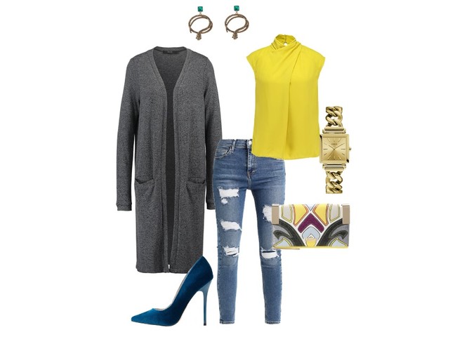 STYLIZACJE z kardiganem