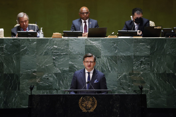 Wystąpienie Dmytro Kułeby na forum Zgromadzenia Generalnego ONZ