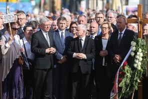 Stanisław Karczewski, Marek Kuchciński, Jarosław Kaczyński