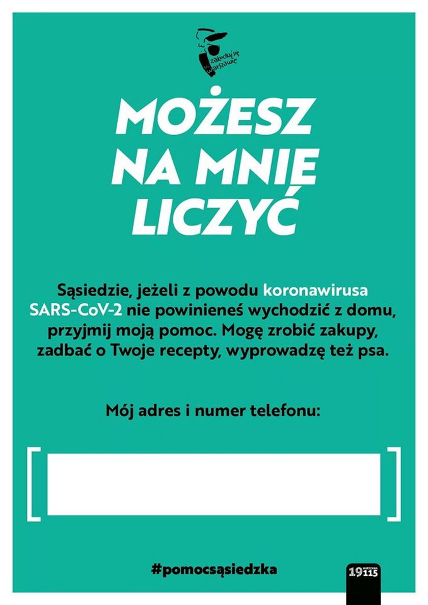 Sąsiedzki plakat