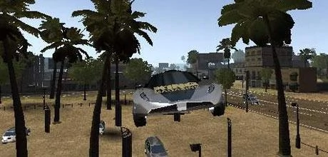 Screen z gry "L.A Rush" (wersja na PSP)