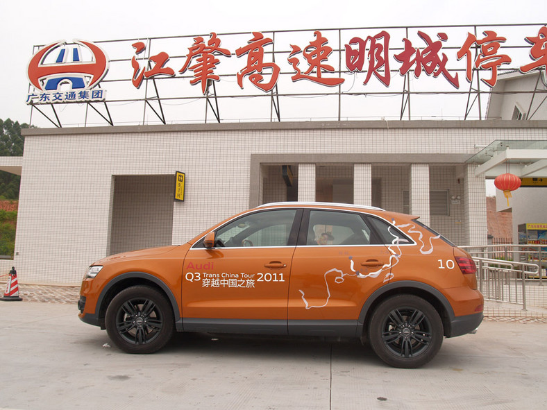Audi Q3 na chińskich drogach