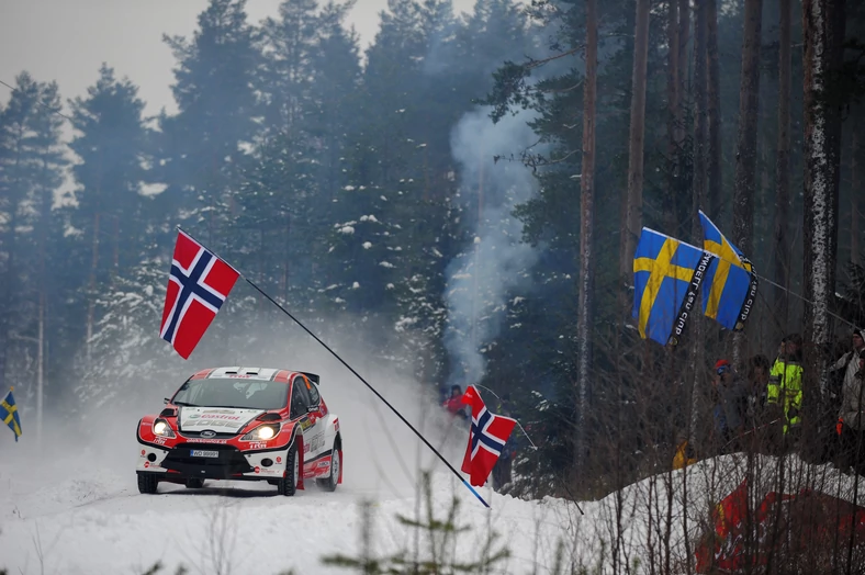 Rajd Szwecji 2012: Latvala szalał Fordem po śniegu