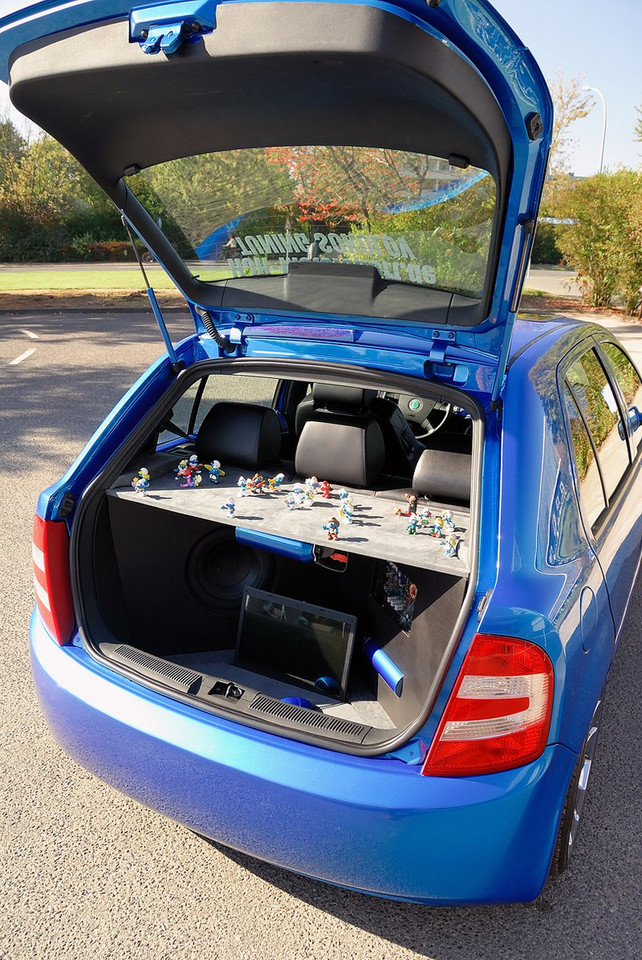 Garaż tunera: Škoda Fabia 1,8 Turbo – smerfny hatchback