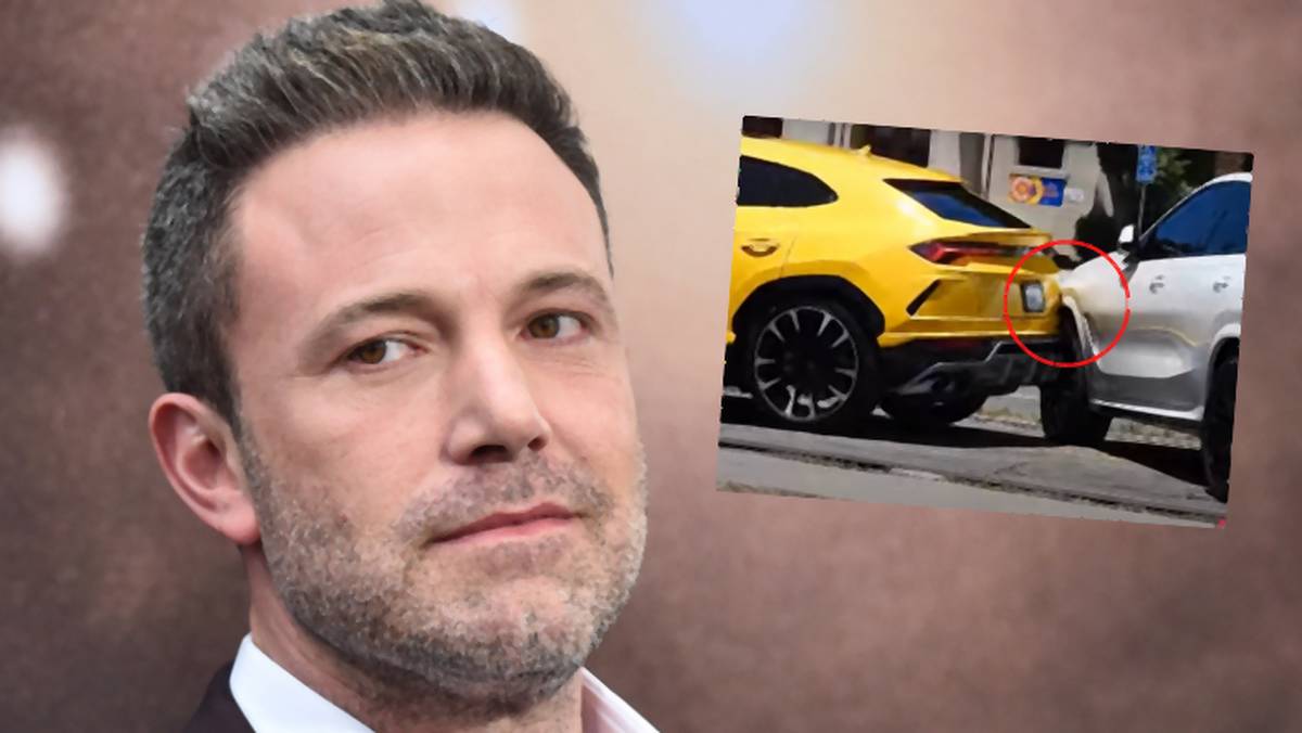 Ben Affleck pozwolił 10-letniemu synowi wsiąść za kierownicę Lamborghini Ursusa, ale tego się nie spodziewał (Screen: YouTube/x17online)