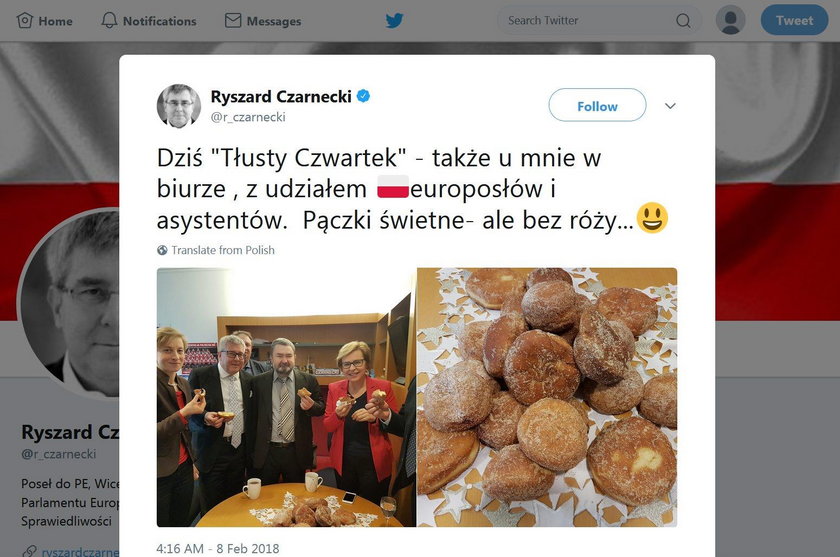 Drętwy żart europosła PiS