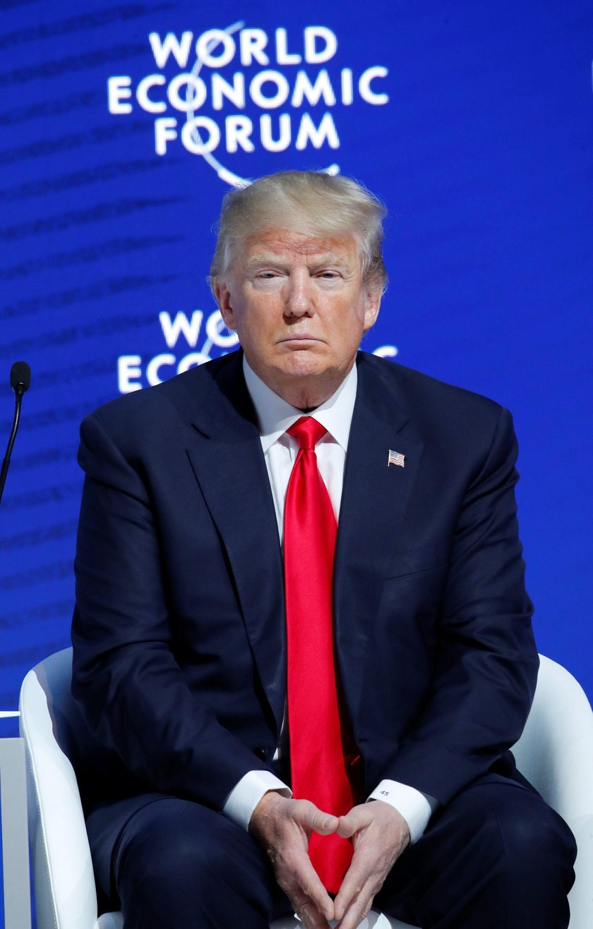 U.S. President Donald Trump attends the World Economic Forum (WEF) annual meeting in Davos