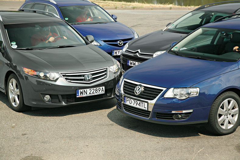 Citroën C5, Honda Accord, Mazda 6 i VW Passat – porównanie