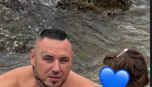 Filip Car sa ćerkom 