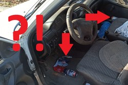 Jego samochód spadł z nieba! Kierowca zaskoczył policję