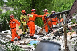 Wybuch gazu w domu jednorodzinnym. Ratownicy odnaleźli ciała dwóch osób