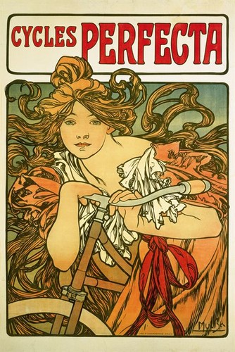 09 Alphonse Mucha: Cycles PerfectaMainittava aina julkaistaessa:Bör alltid nämnas vid publicering:Usage of the image in any form is permitted only by crediting: Copyright © Mucha Trust 2004