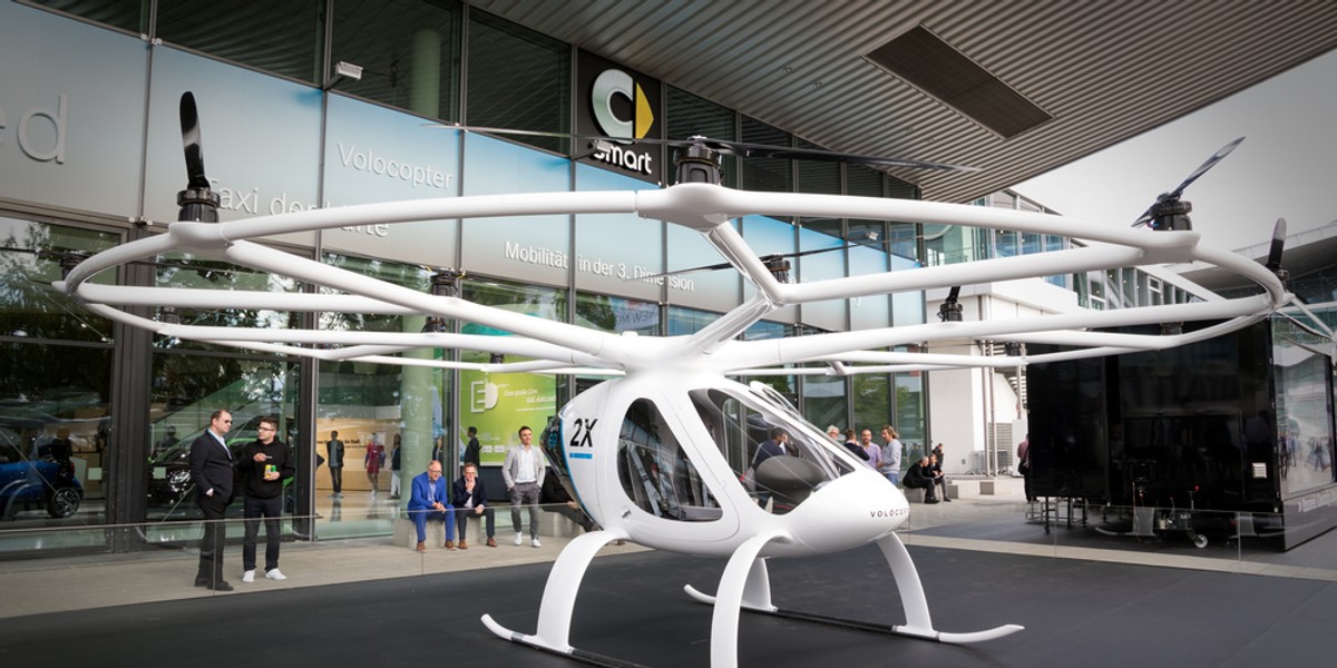 Chińska firma Geely Holding zainwestowała w start-up latających taksówek Volocopter.