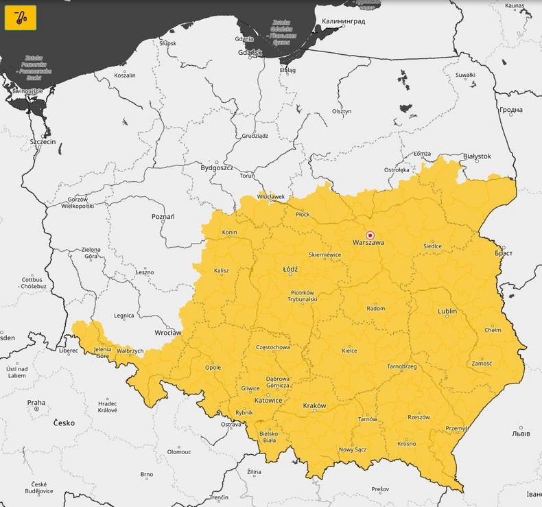 Ponad połowa Polski zagrożona przymrozkami