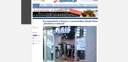 Tak polski sklep chce zarobić na zamachach w Paryżu