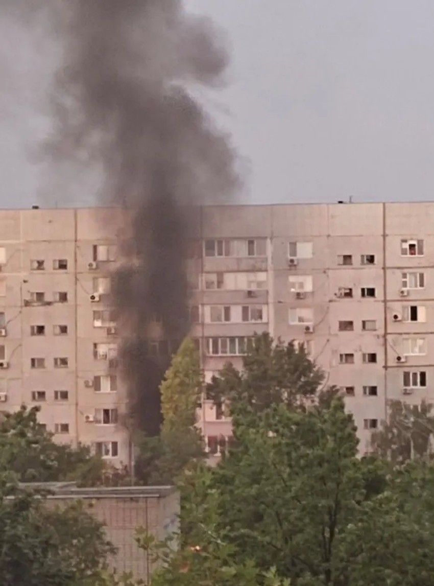 Fotografije Dmitra Orlova granatiranog Energodara objavljene na "Telegramu"