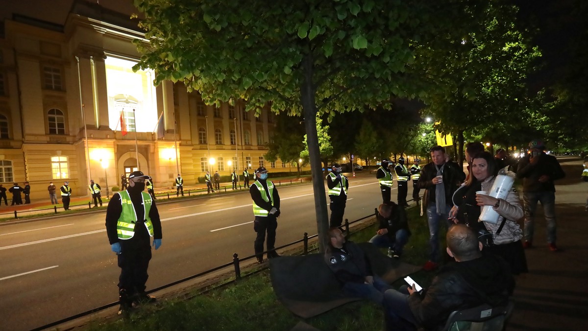 Warszawa. Protest przedsiębiorców. Uczestnicy zostali zwolnieni do domów