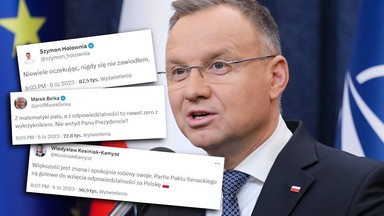 Fala komentarzy po orędziu prezydenta. "Niewiele oczekując, nigdy się nie zawiodłem"