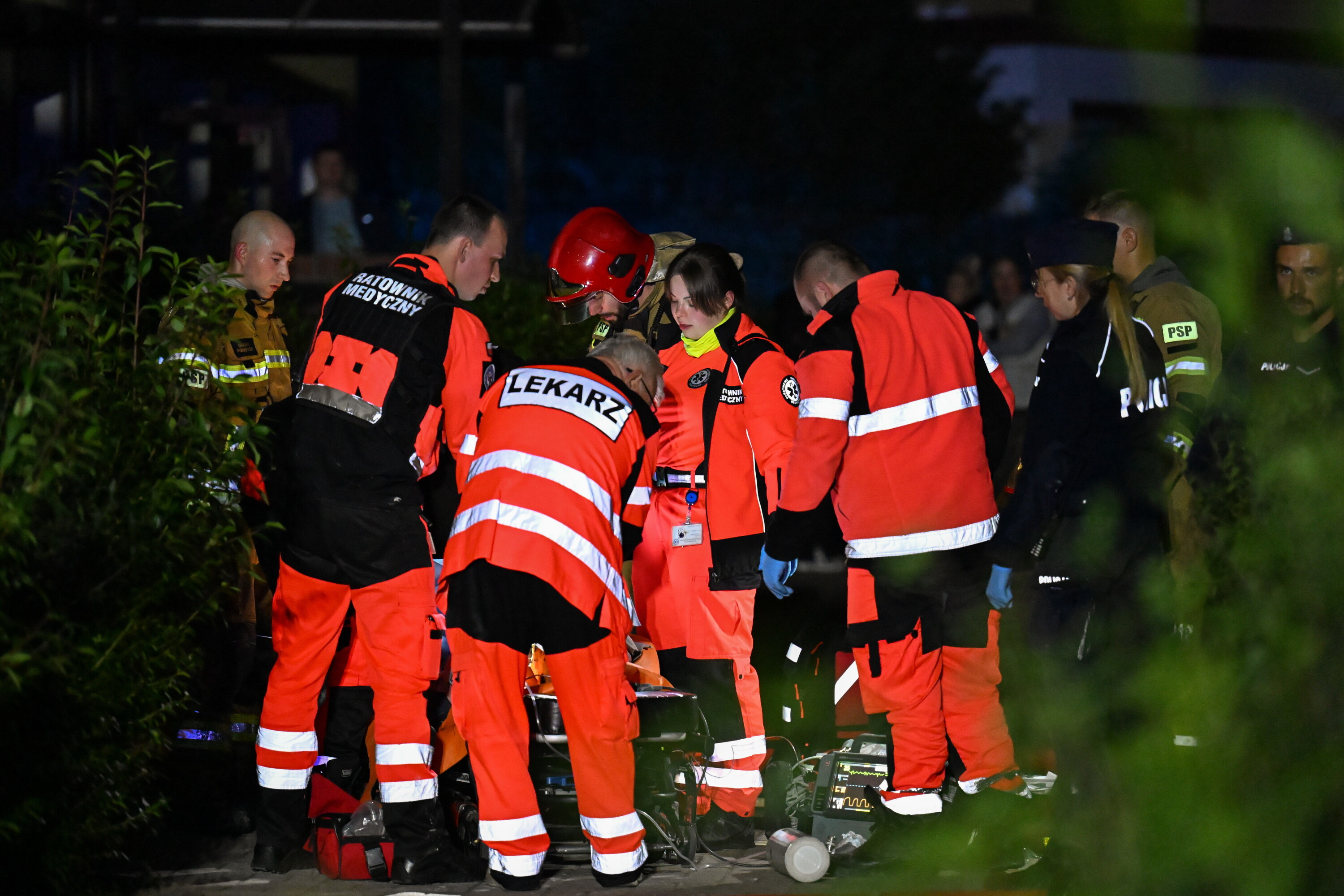 Pożar bloku w Koszalinie: 9 osób w szpitalu