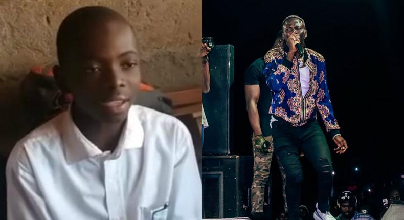 School kids perform Stonebwoy's hit songs