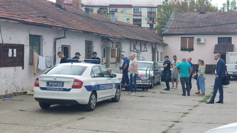 Mesto pucnjave u Novom Sadu