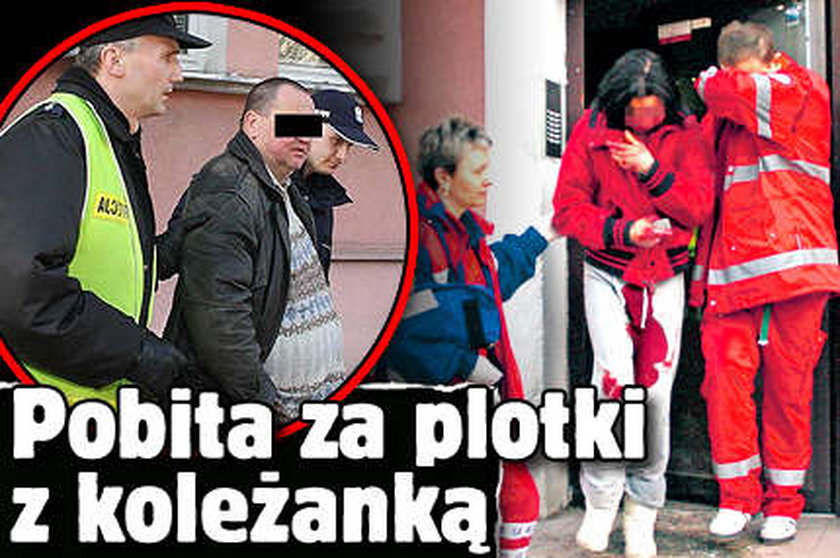 Pobita za plotki z koleżanką