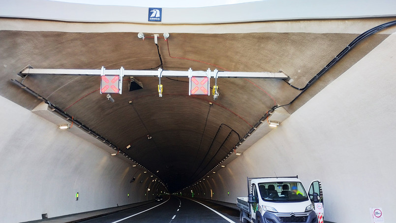 Tunel na Zakopiance odcinkowy pomiar prędkości