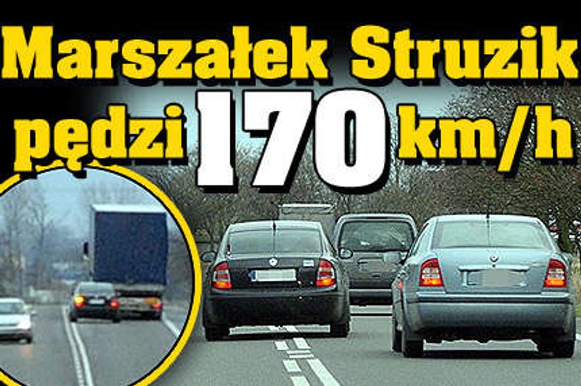 Struzik pędzi 170 km/h za nasze! WIDEO