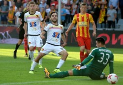 Ekstraklasa: Jagiellonia w doliczonym czasie gry zadała Koronie decydujący cios