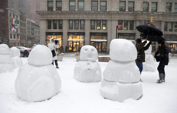 USA NEW YORK WINTER STORM