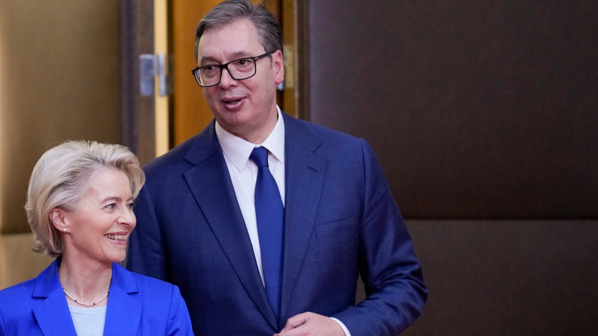 Usula fon der Lajen i Aleksandar Vučić