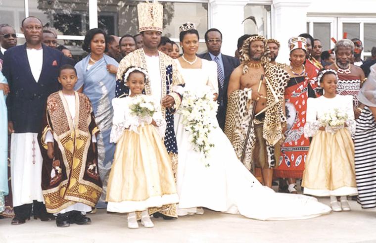 Newlyweds: Kabaka Mutebi and Queen Nagginda after their wedding