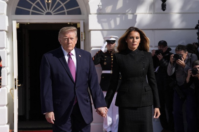Zvanični prijem u Beloj kući: Prva dama i predsednik SAD. Melanija Tramp i Donald Tramp. sa predsednikom i prvom damom Kine, Si Đinpingom i Peng Lijuan