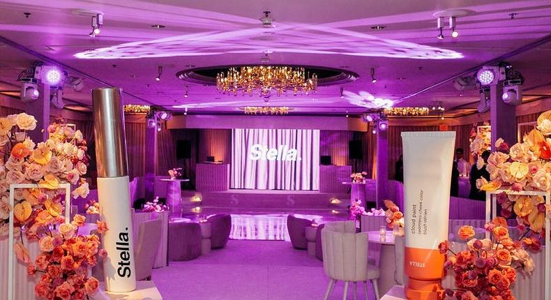 A Glossier-themed bat mitzvah. Trisha Harrison Photography