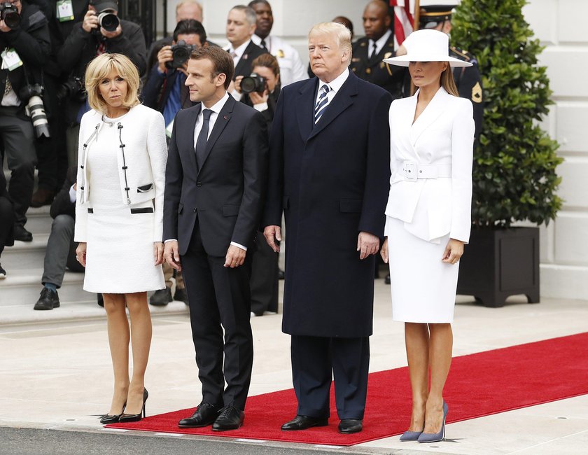 US President Donald J. Trump hosts French President Emmanuel Macron 