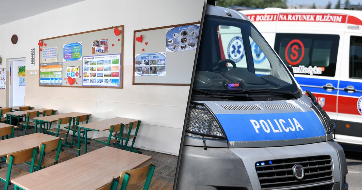 W szkole w Olszewce zjawiła się policja. Wyprowadzili nauczycielkę na oczach uczniów