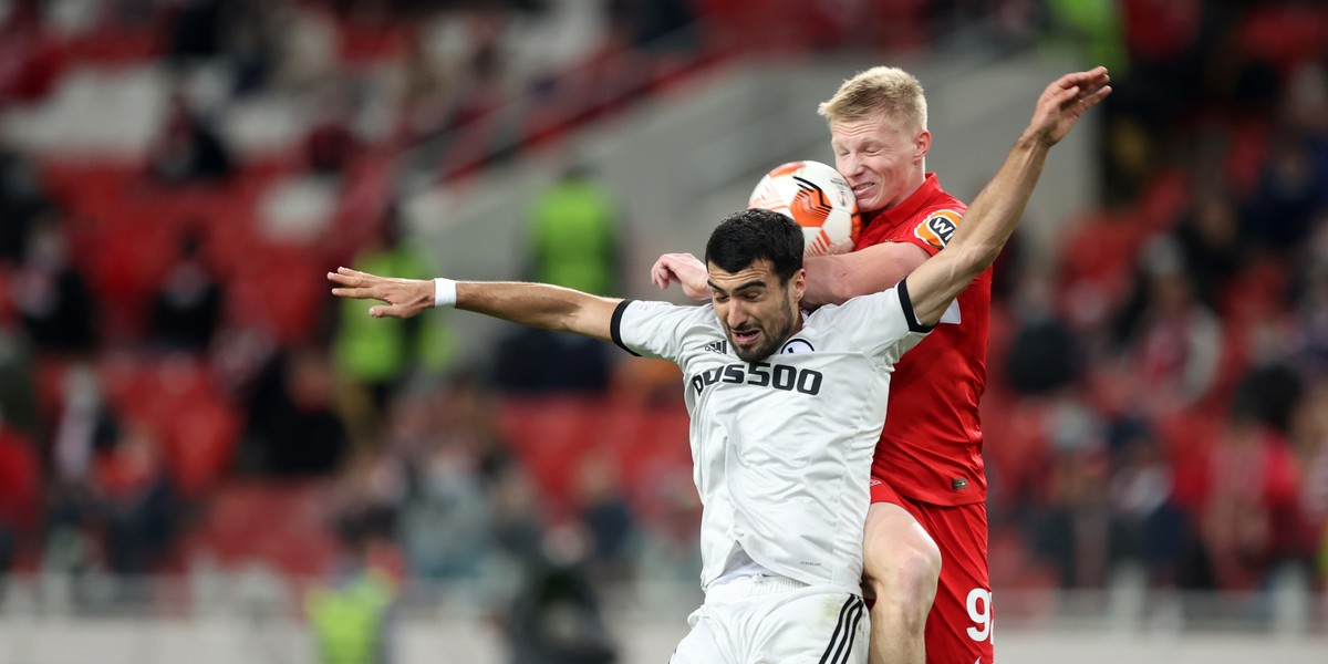 Pilka nozna. Liga Europy. Spartak Moskwa - Legia Warszawa. 15.09.2021