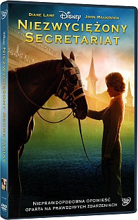 "Niezwyciężony Secretariat" - okładka DVD