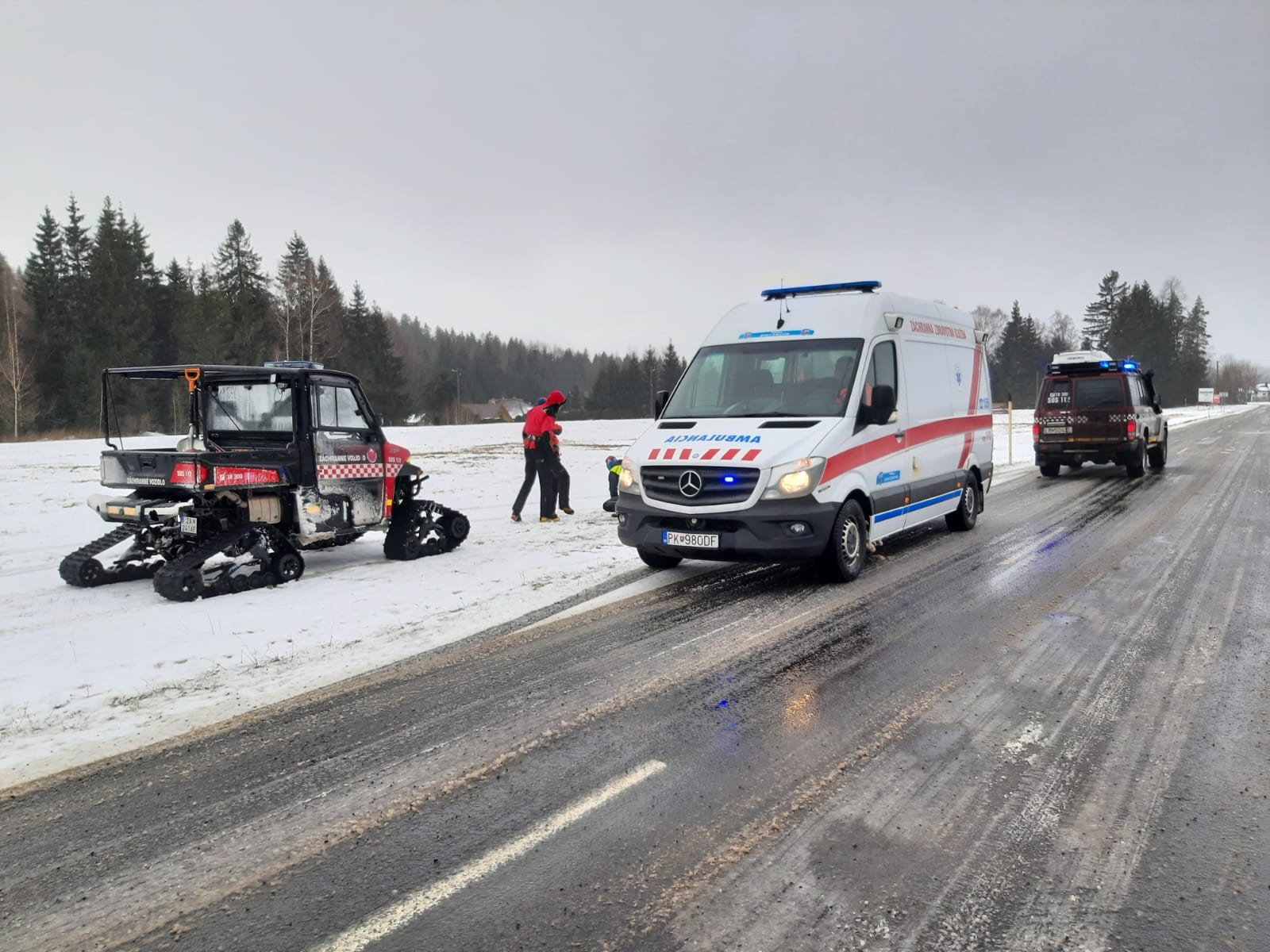 Horská záchranná služba zasahovala v lyžiarskom stredisku v Žiari.