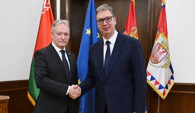 Aleksandar Vučić i  Sergej Malinovski