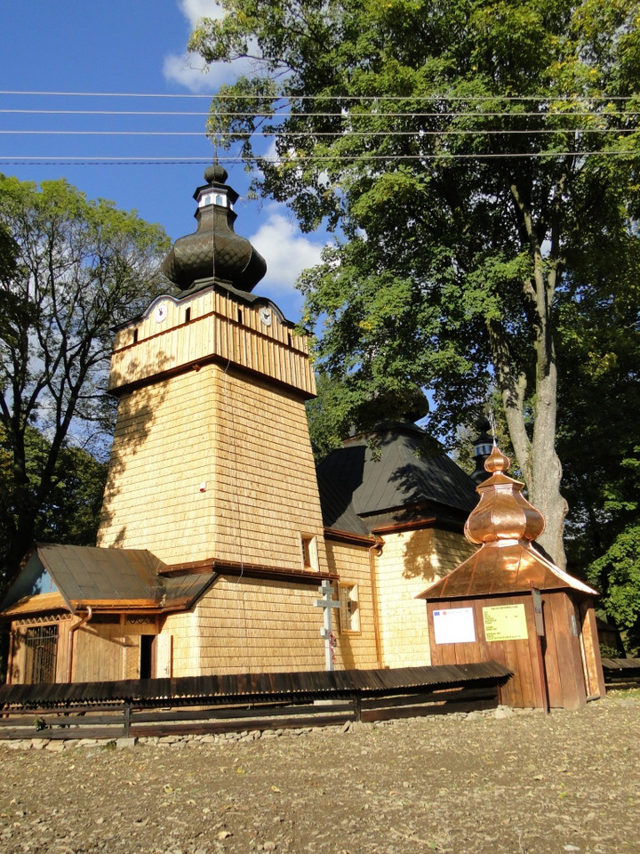 Laureat w kategorii "Architektura i konstrukcje drewniane" - cerkiew prawosławna Opieki Matki Bożej w Hańczowej 