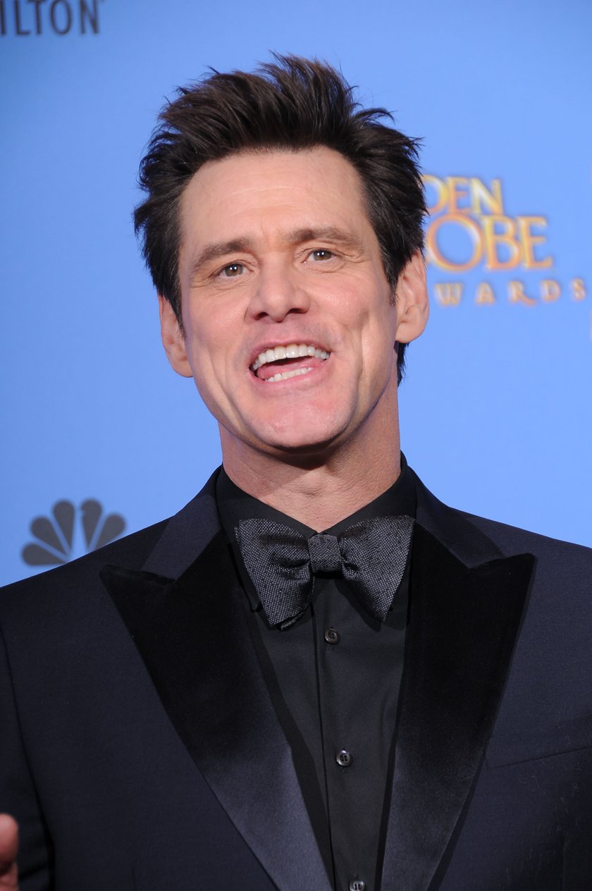 Jim Carrey na uroczystości wręczenia Złotych Globów w styczniu 2014 roku