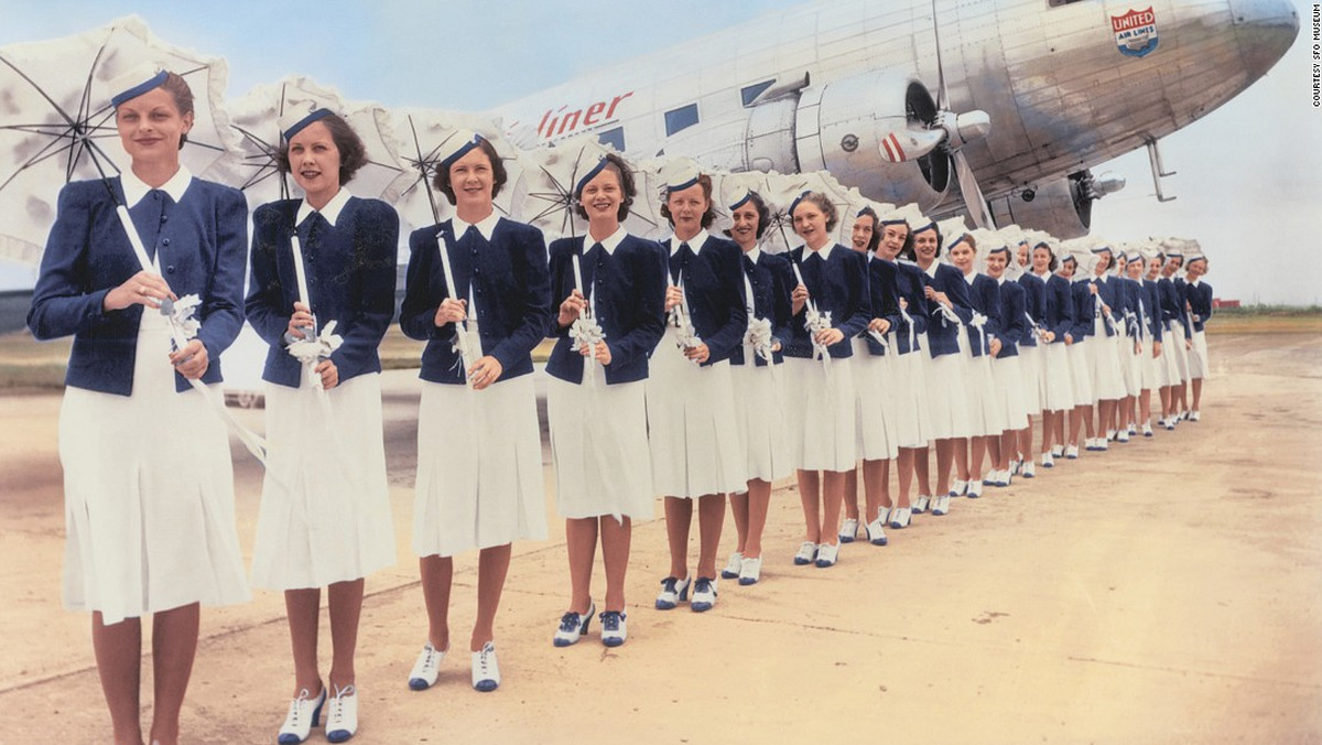 Stewardessy United Airlines w 1939 roku