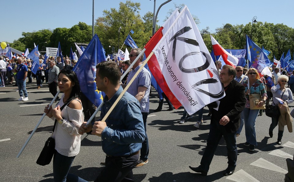 Ulicami Warszawy przeszedł marsz: "Jesteśmy i będziemy w Europie"