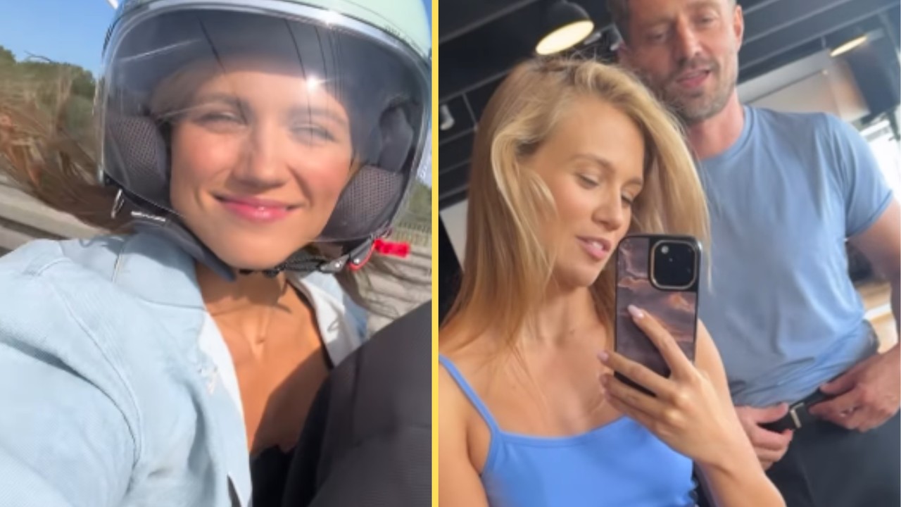 Agnieszka Kaczorowska wtulona w Marcina Rogacewicza. Rozpoczęli treningi. "Wióry lecą"