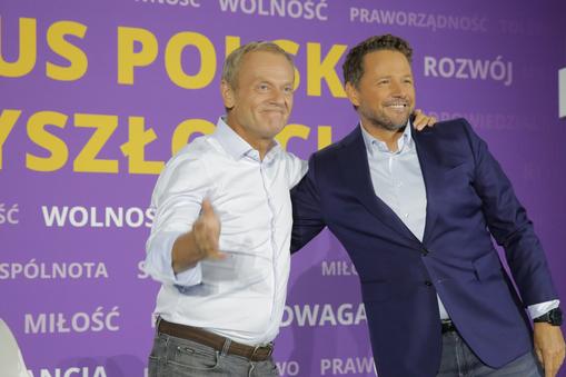 Donald Tusk i Rafał Trzaskowski