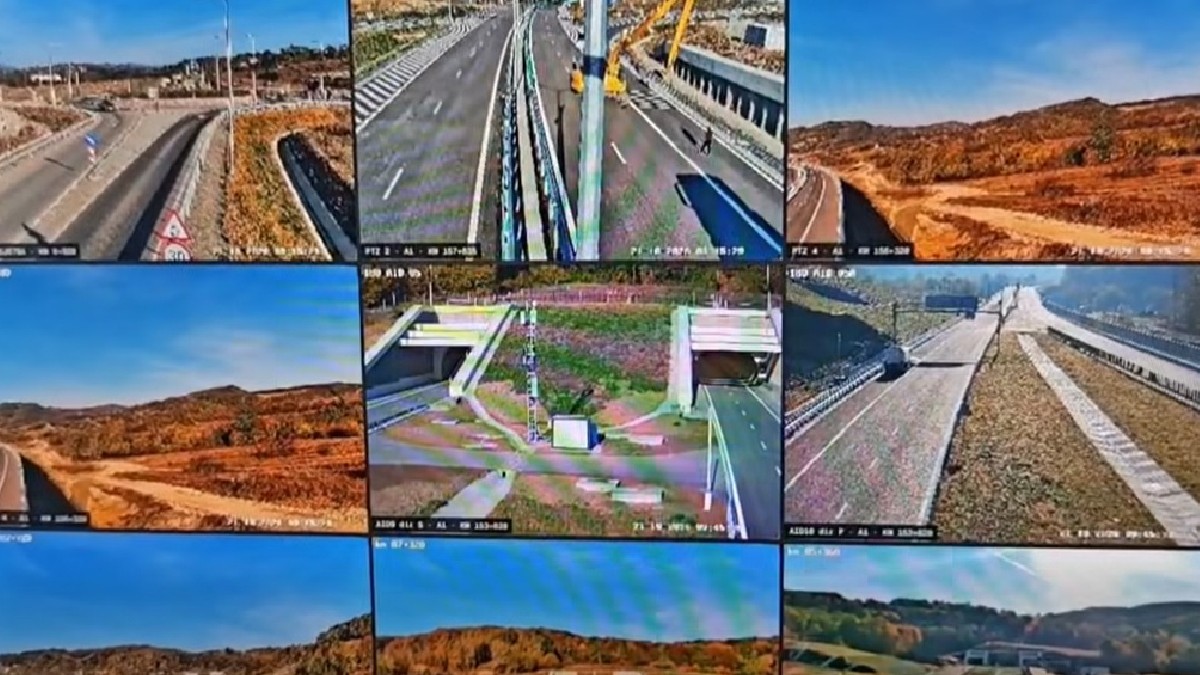 Secțiunea 4 a Autostrăzii A1 Sibiu - Pitești va fi supravegheată non-stop: 2.500 de senzori și camere inteligente în Tunelul Momaia