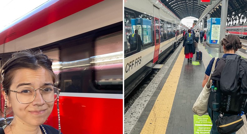 Insider's reporter compared every aspect of first and business class on two different Trenitalia trains in Europe.Joey Hadden/Insider