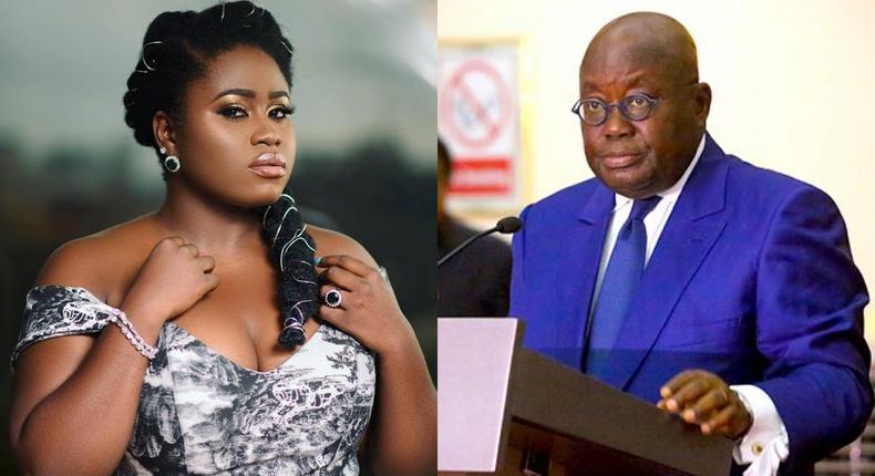 Lydia Forson and Nana Addo