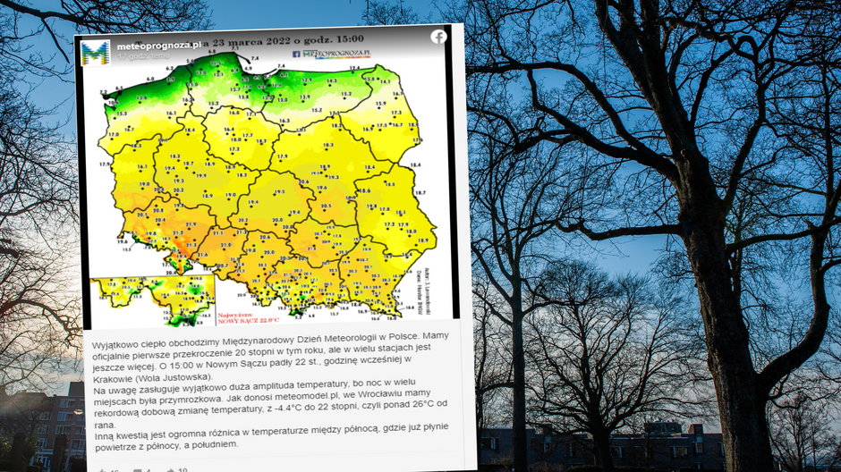 Pogoda w Polsce ustanowiła nowe rekordy